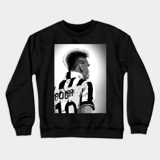 Paul Pogba Juventus #10 Football Artwork Crewneck Sweatshirt